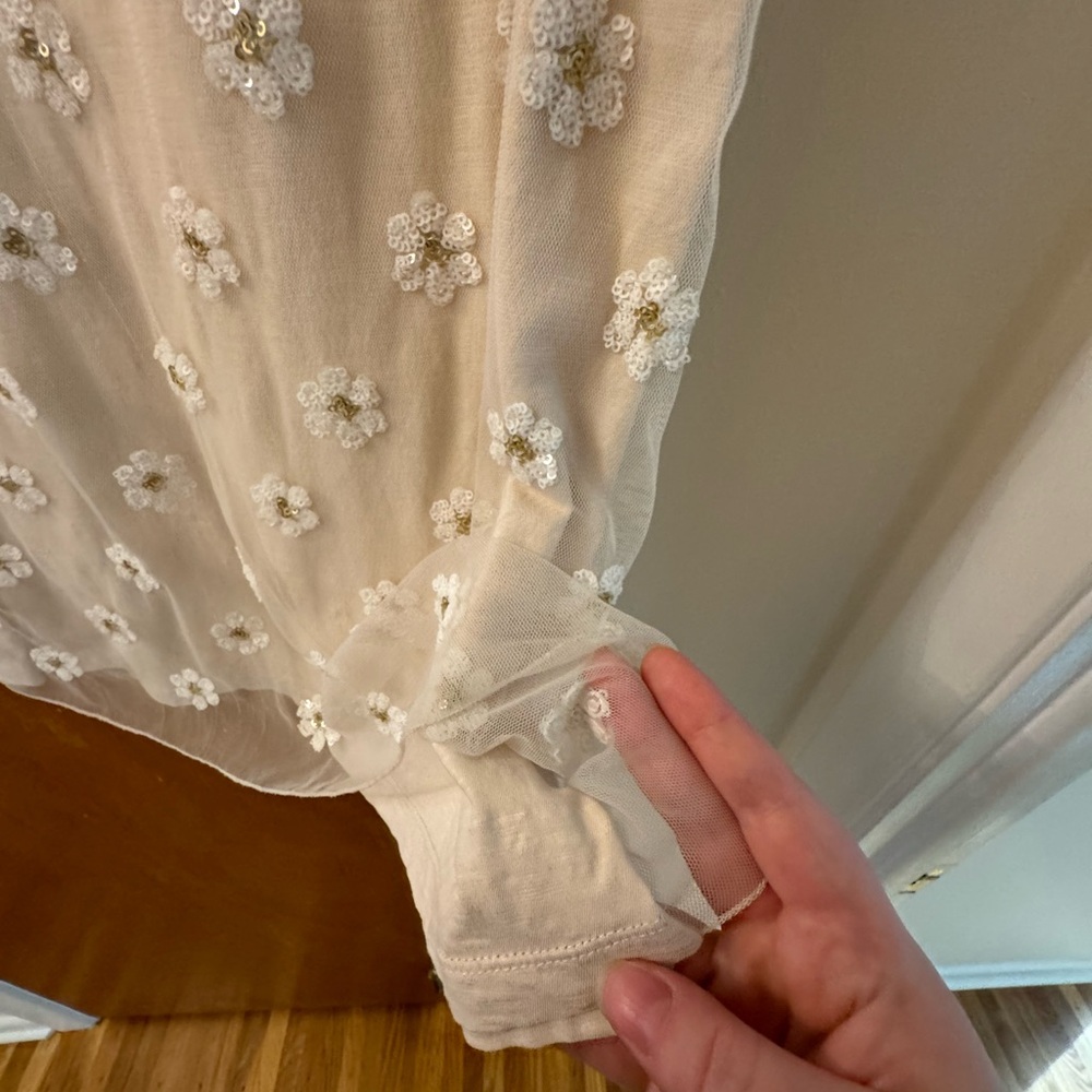 Loft Floral Embroidered Tank Top - Picture 3 of 5